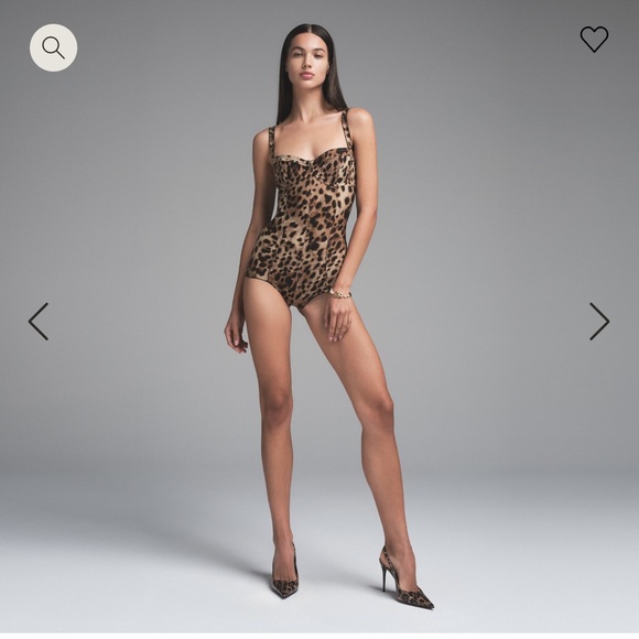 SOLD 🐆 NWT Dolce&Gabbana X Skims Body Bodysuit Size M 🐆 - Picture 3 of 9